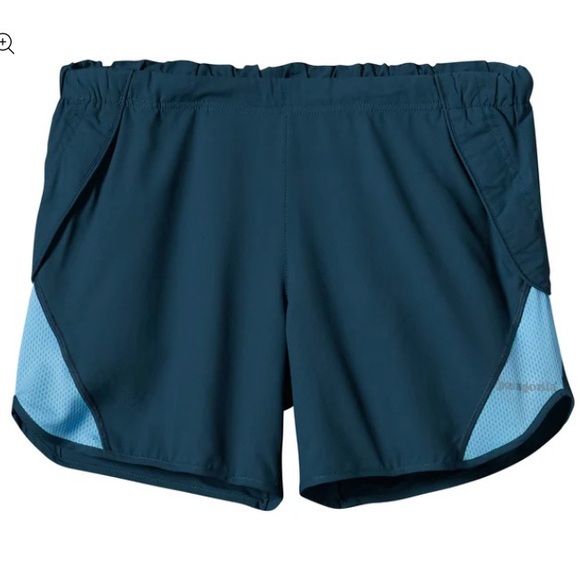 Patagonia Pants - Patagonia Women’s Chaser Shorts 5” Size Small Two Tone Blue Running Activewear